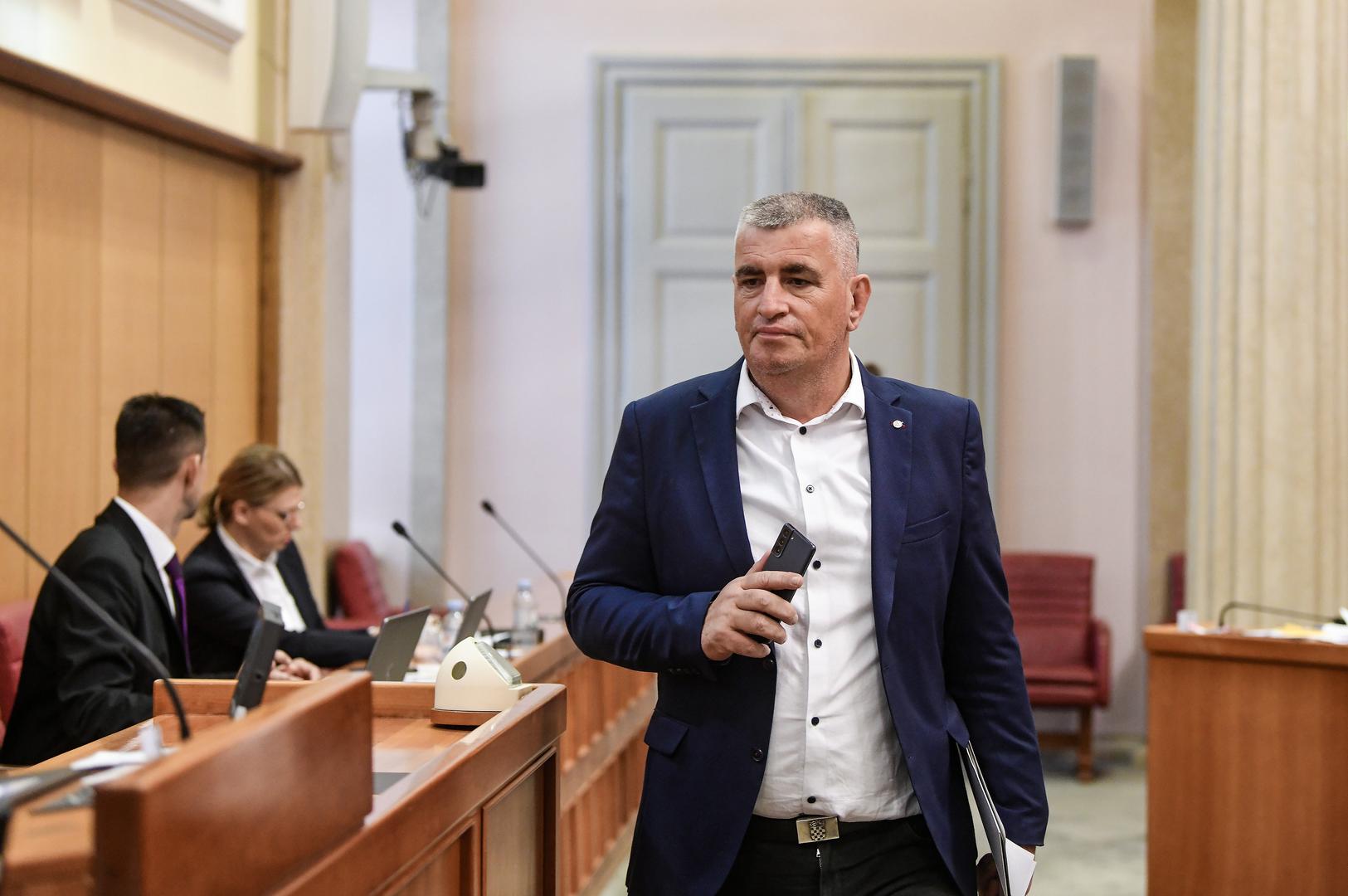 22.07.2023., Zagreb - Drugi dan izvanredne sjednica Sabora na temu plinske afere u HEP-u. Miro Bulj Photo: Josip Regovic/PIXSELL