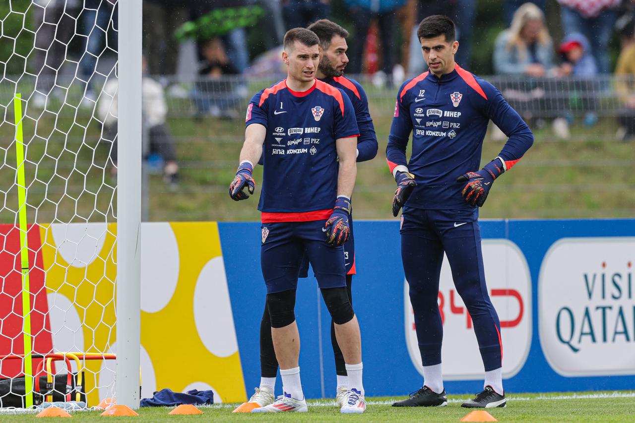 Neuruppin:  Otvoreni trening hrvatske nogometne reprezentacije