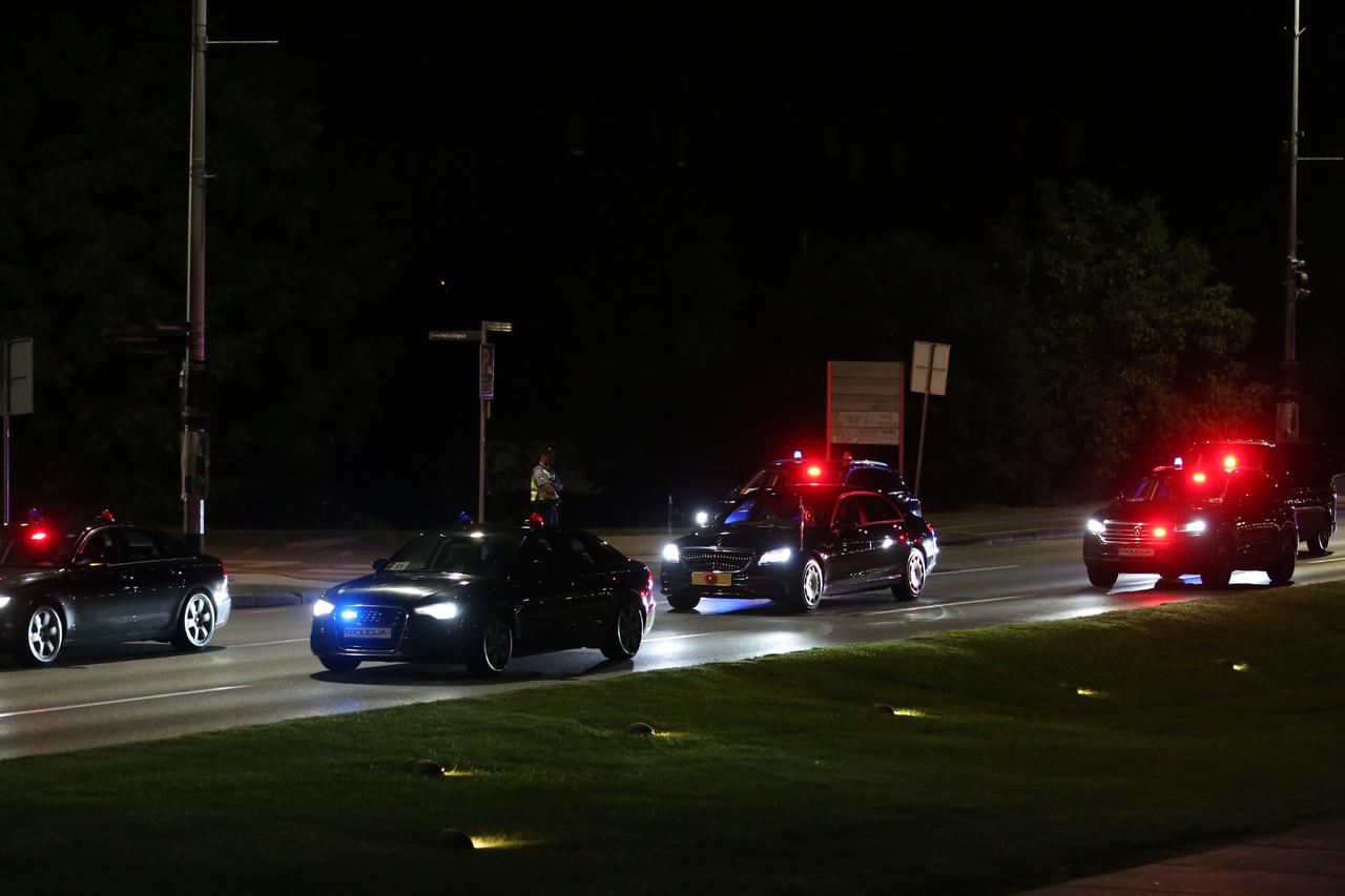 Turski predsjednik Recep Tayyip Erdogan uz jaku policijsku pratnju stigao je u Zagreb