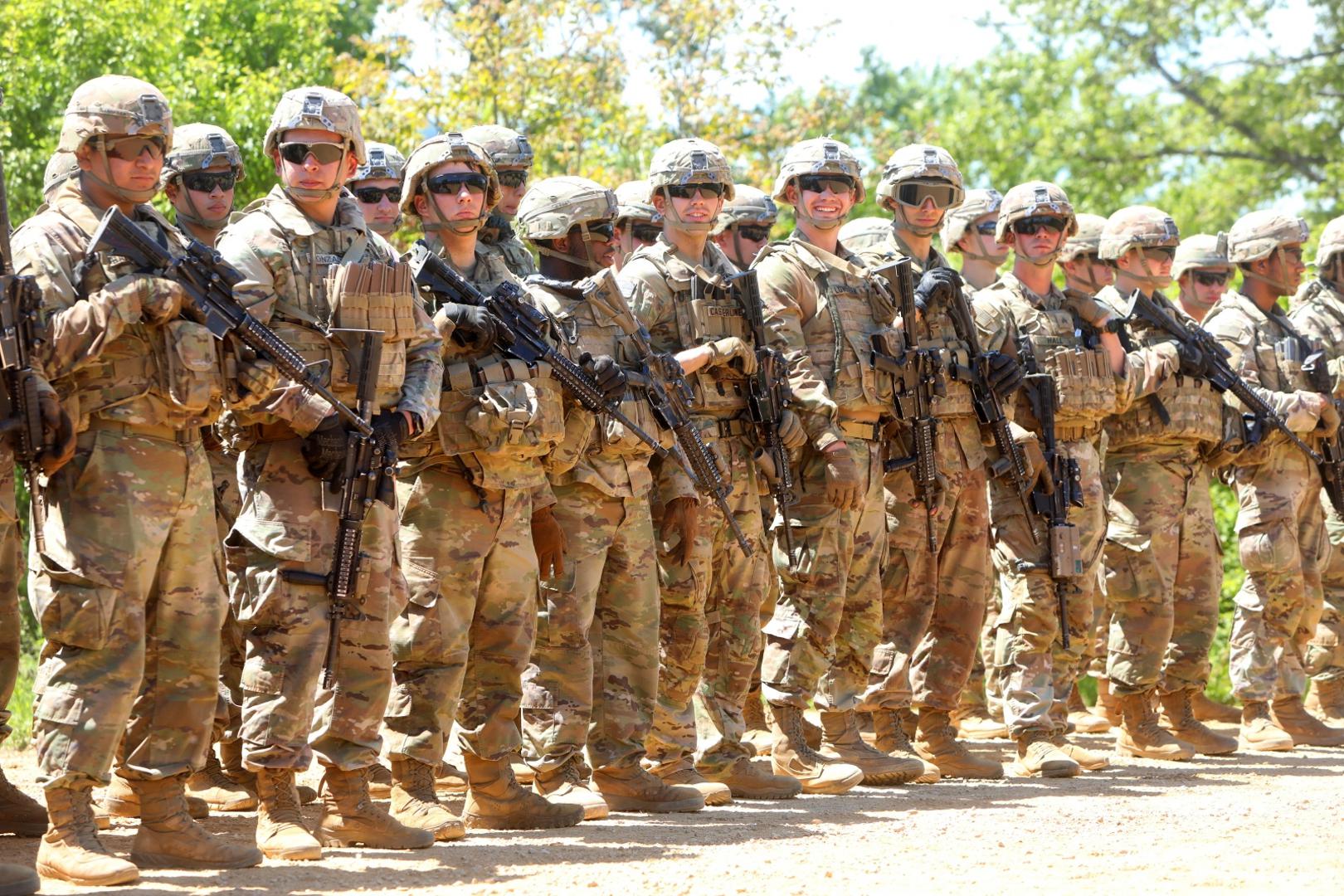 27.05.2021., Karlovac - Dan uvazenih gostiju na vojnoj vjezbi “Immediate Response 21”. Vjezbi su nazocili predsjednik RH Zoran Milanovic, ministar obrane Republike Hrvatske Mario Banozic, nacelnik Glavnog stozera Oruzanih snaga RH admiral Robert Hranj te zapovjednik americkih kopnenih snaga za Europu i Afriku general zbora Christopher Cavoli.
Photo: Kristina Stedul Fabac/PIXSELL