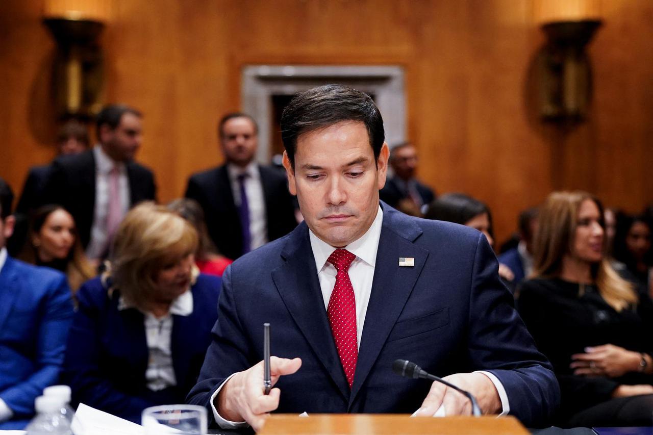 Senate Judiciary Committee confirmation hearing on U.S. Senator Marco Rubio's nomination to be secretary of state on Capitol Hill in Washington