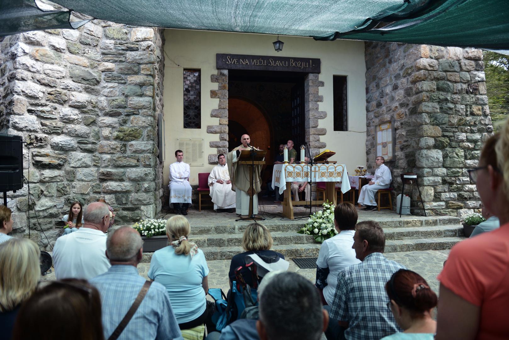 21.7.2024., Crkva Majke Bozje Sljemenske, Zagreb - Proslava prostenja Zupe Majke Bozje Sljemenske, Kraljice Hrvata. Photo: Josip Mikacic/PIXSELL