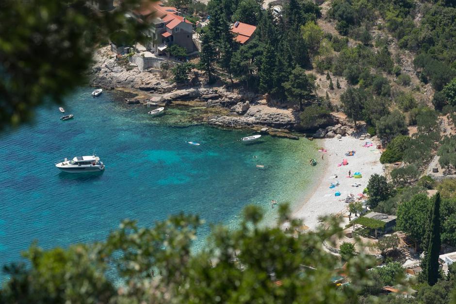 Plaza Pupnatska Luka na otoku Korčuli