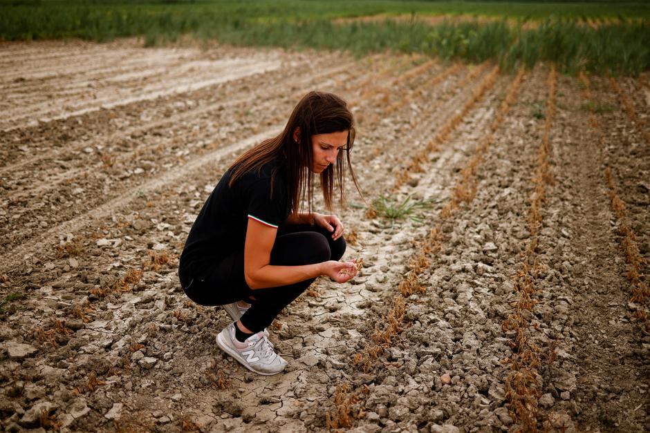 FILE PHOTO: Italy’s longest river affected by worst drought in 70 years