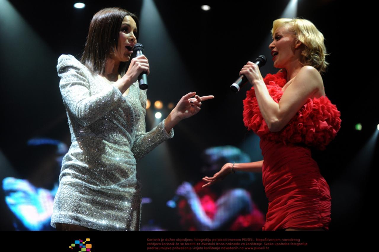 '11.02.2011.,Split Spaladium arena veliki koncert Jelene Rozge. Severina Photo: Nino Strmotic/PIXSELL'