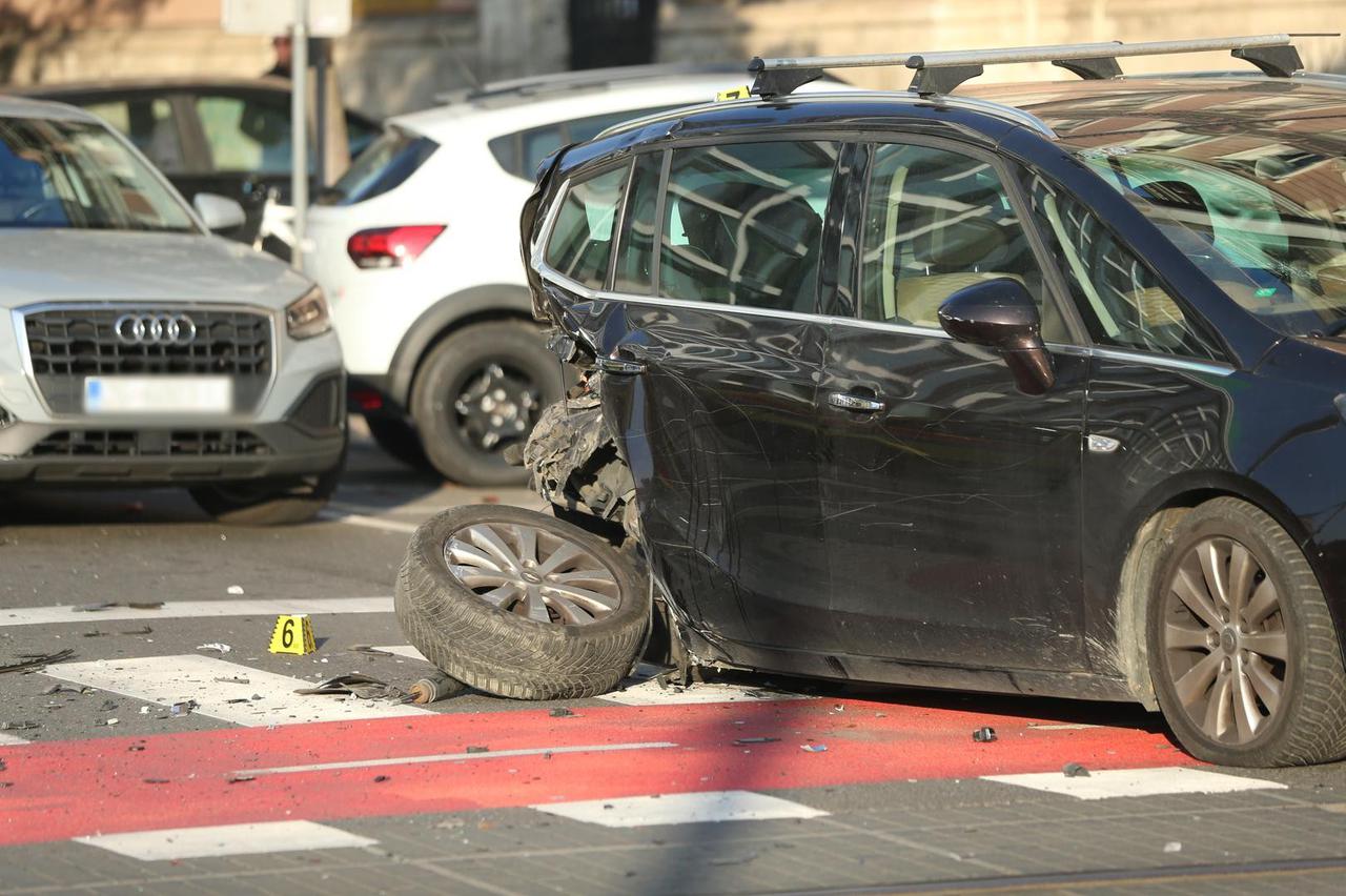 Prometna nesreća u Zagrebu