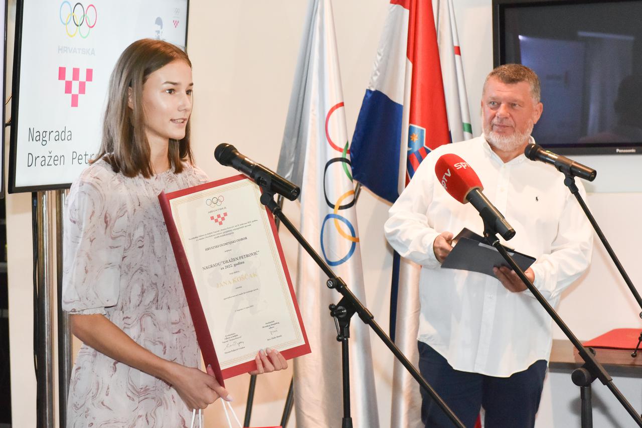 Zagreb: Hrvatski olimpijski odbor svečano dodjelio Nagrade Dražen Petrović 