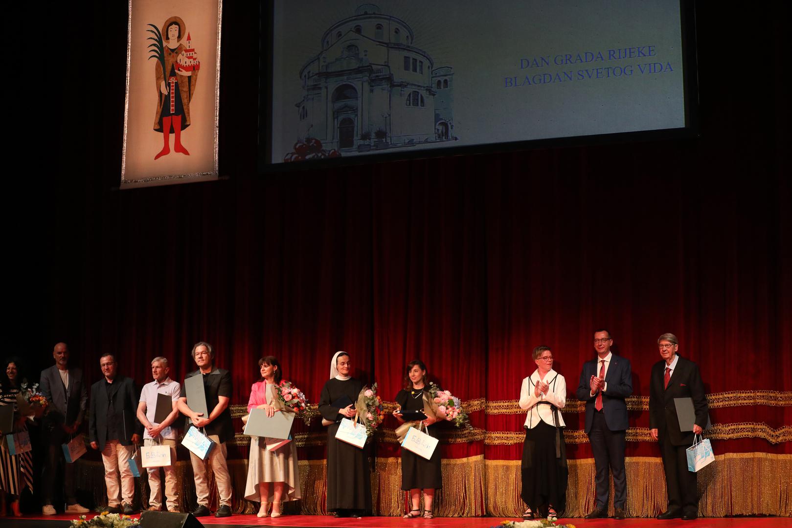 12.06.2023., Rijeka - Svecana sjednica Gradskog vijeca Grada Rijeke odrzana je u Hrvatskom narodnom kazalistu Ivan pl Zajc povodom proslave Dana grada i blagdana svetog Vida. Photo: Goran Kovacic/PIXSELL