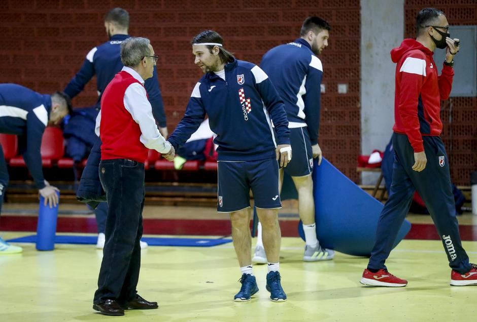 Zagreb: Trening hrvatske rukometne reprezentacije uoči kvalifikacija za Olimpijske igre