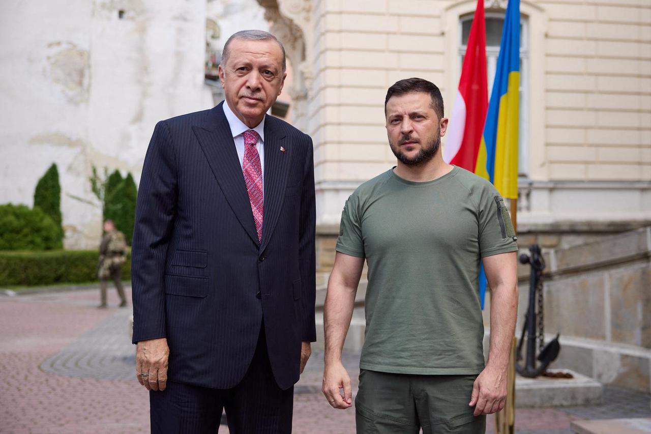 Erdogan And Guterres Meet Zelensky - Lviv