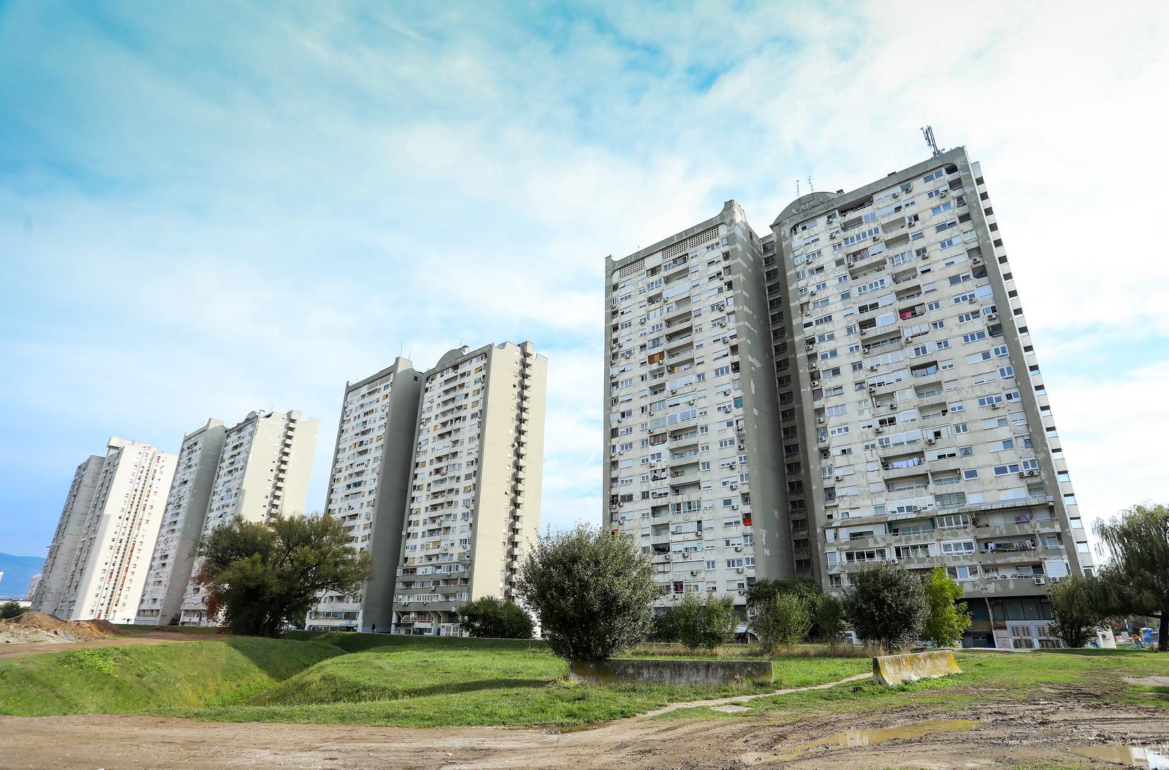 Neboderi u ulici braće Domany u Zagrebu jedan su od simbola grada. 
