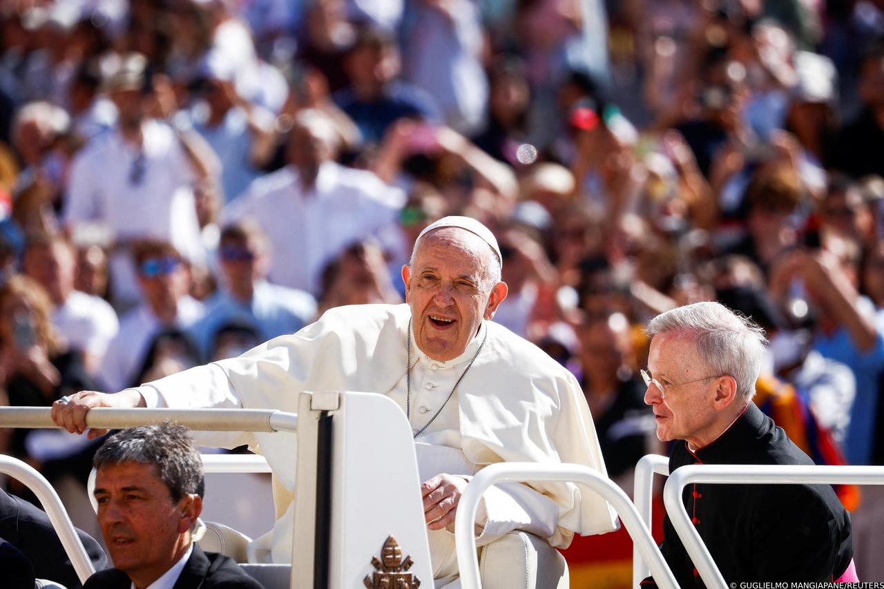 Pope Francis holds general audience at the Vatican