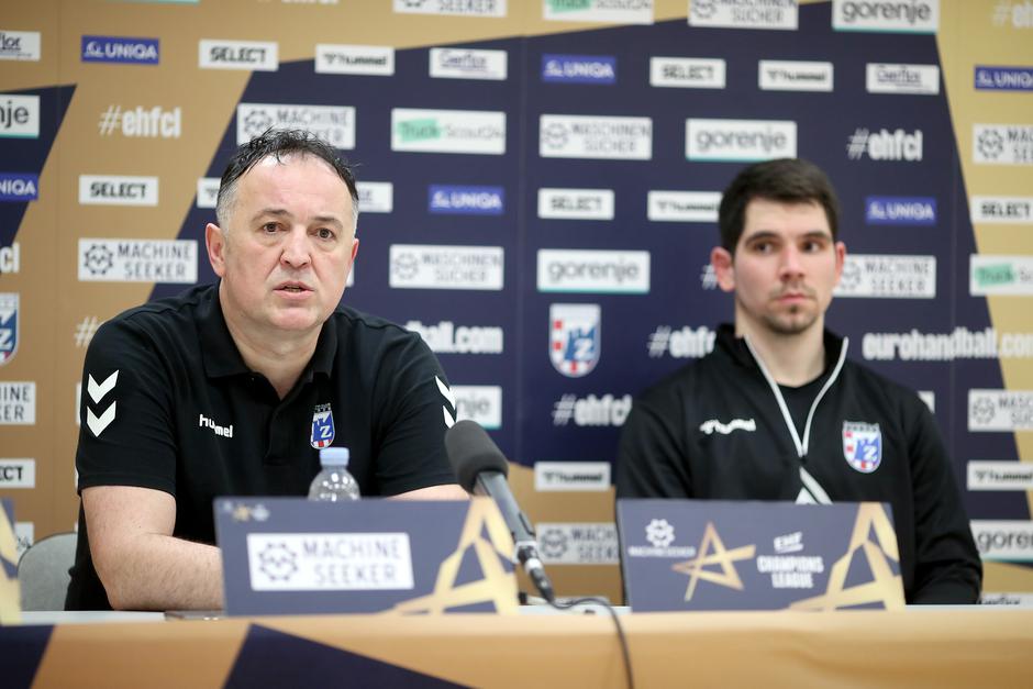 Konferencija za medije PPD Zagreba nakon utakmice EHF Lige prvaka između PPD Zagreba i Magdeburga