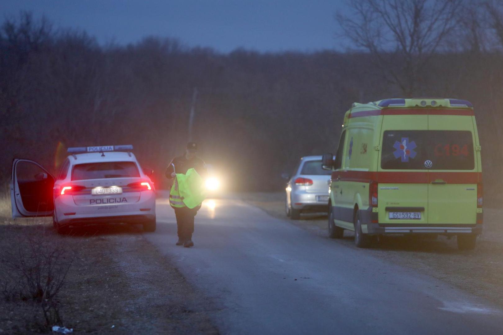 23.02.2023, Perusic - Ulaz u mjesto Canak u opcini Perusic gdje je stradalo dvoje pirotehnicara Photo: Kristina Stedul Fabac/PIXSELL