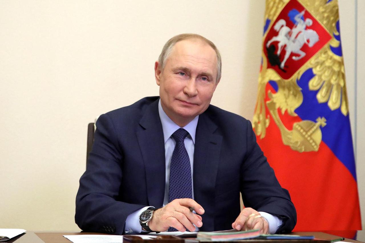 Russian President Vladimir Putin attends a meeting in Moscow