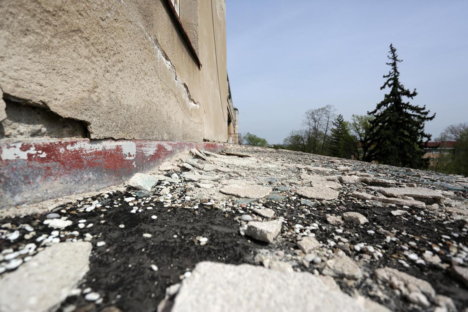 14.04.2015., Zagreb - Derutno stanje odjela dermatologije i ortopedije na Salati. Photo: Grgur Zucko/PIXSELL