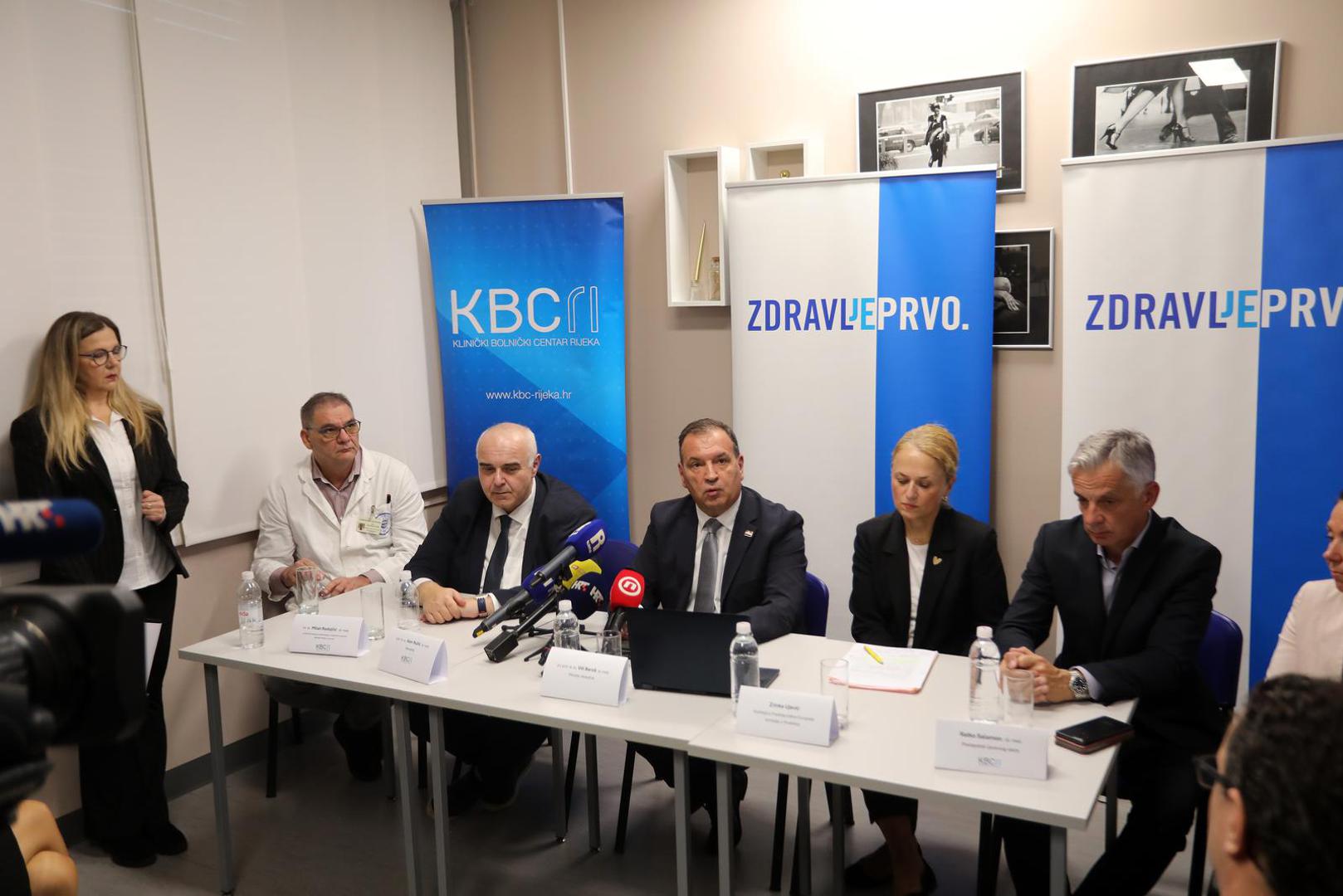 18.10.2024., Rijeka - Ministar zdravstva Vili Beros na svecanosti pustanja u rad prvog linearnog akceleratora na Klinici za tumore KBC-a Rijeka.  Photo: Goran Kovacic/PIXSELL