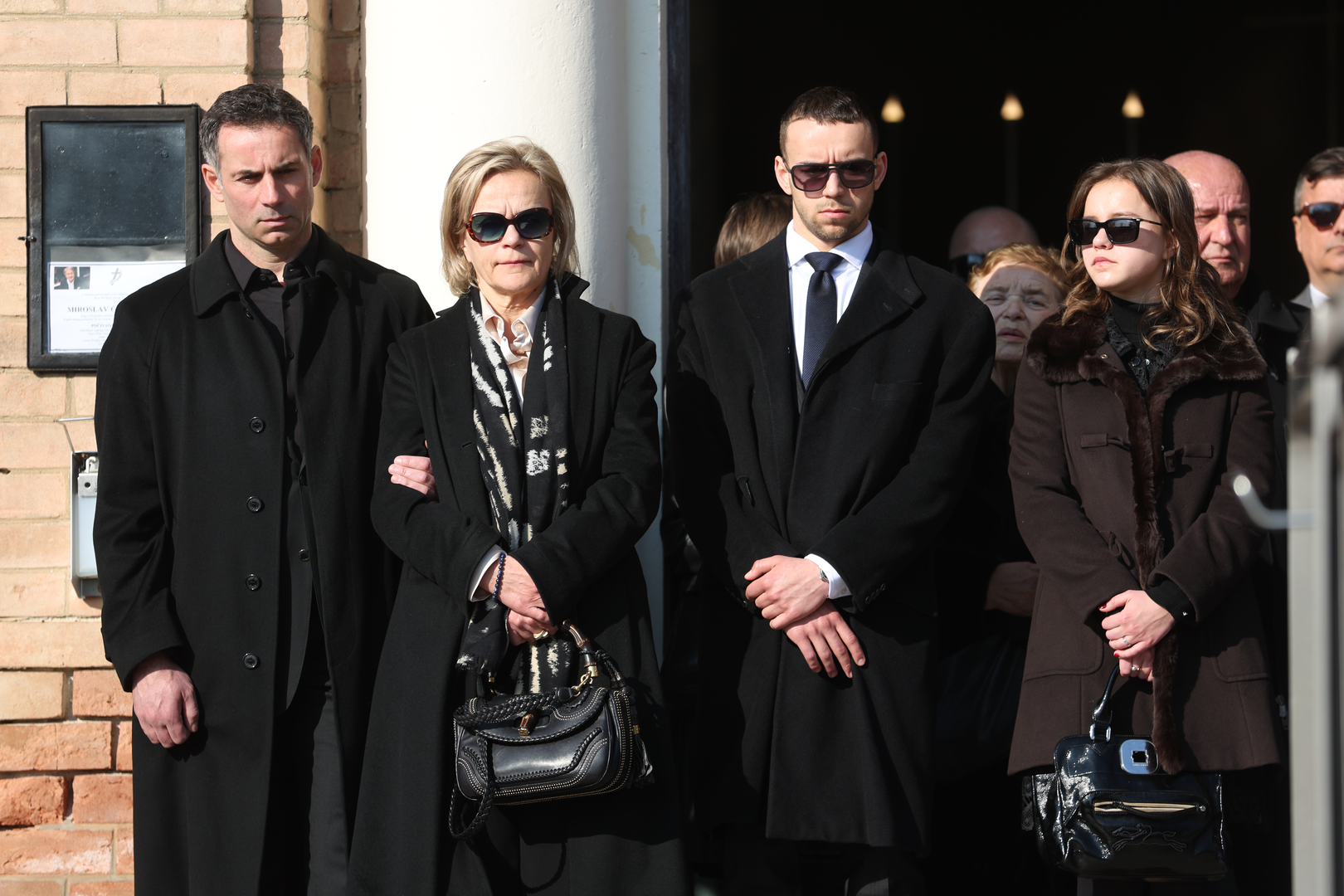 15.02.2023., Zagreb - Posljednji ispracaj Miroslava Cire Blazevica u Aleji velikana na groblju Mirogoj. Photo: Luka Stanzl/PIXSELL