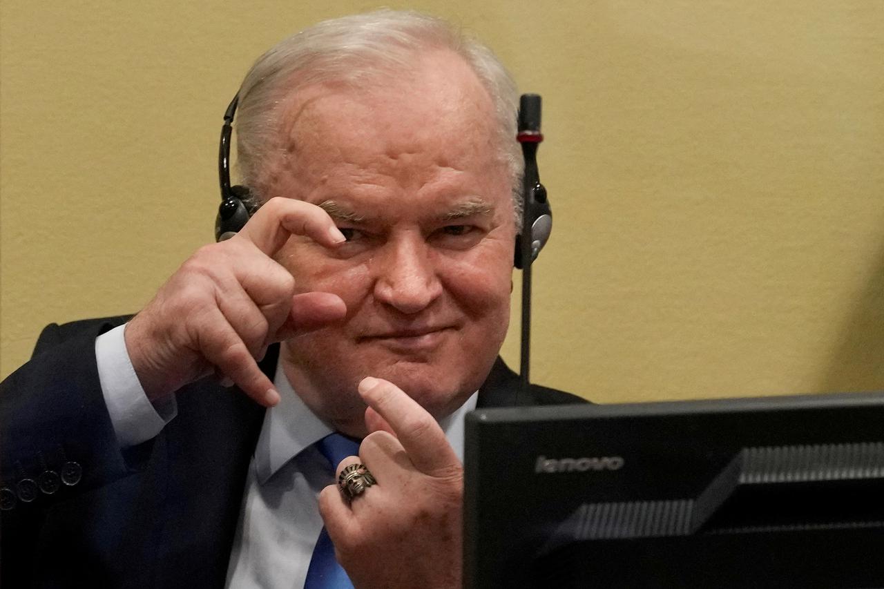 FILE PHOTO: Former Bosnian Serb commander Mladic appeal judgement at UN court in The Hague