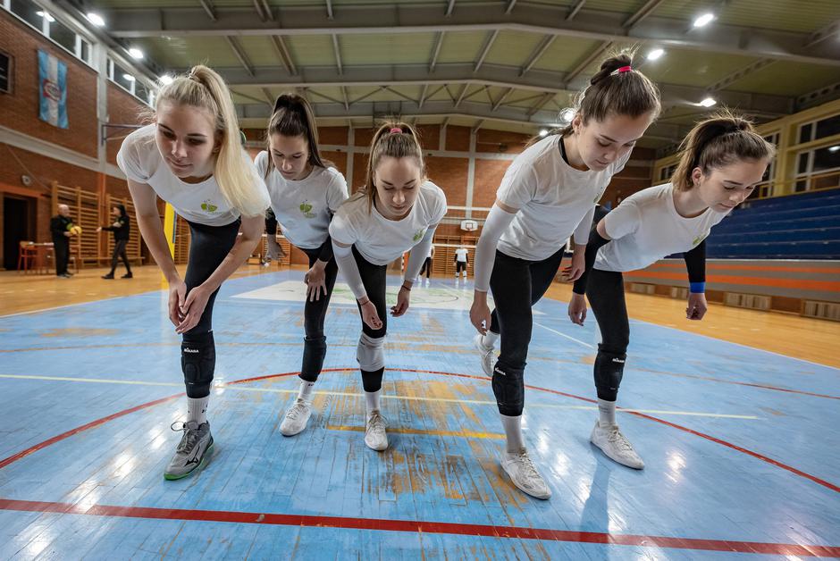 Vukovar: Trening odbojkaškog kluba Vukovar 