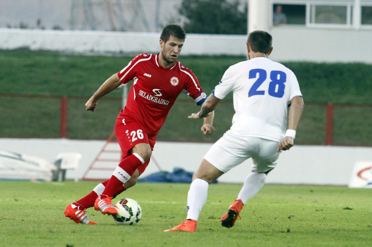 29.09.2014., stadion Park mladezi, Split - MAXtv 1. HNL, 10. kolo, RNK Split - NK Zadar. Nino Galovic i Mirko Hrgovic. Photo: Tino Juric/PIXSELL