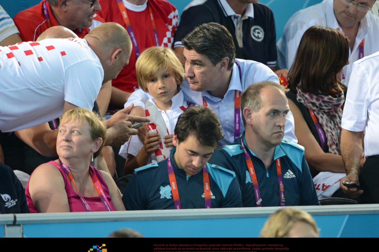 '12.08.2012., London, Engleska - Ljetne Olimpijske igre, vaterpolo, finale, Hrvatska - Italija. Zoran Milanovic. Photo: Igor Kralj/PIXSELL '