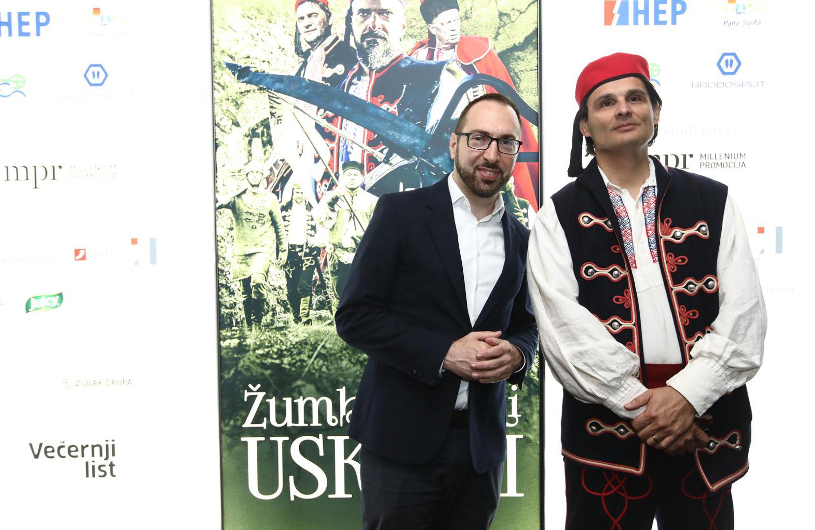 14.06.2022.Zagreb- Premijera dokumentarno igranog filma Vecernjeg lista  "Zumberacki uskoci" u Branimir Mingele Mallu.
 Photo: Boris Scitar/Vecernji list/PIXSELL