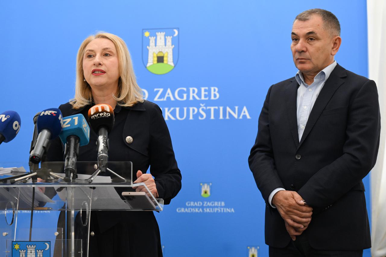 Zagreb: Gordana Rusak i Ivica Lovrić održali konferenciju za medije