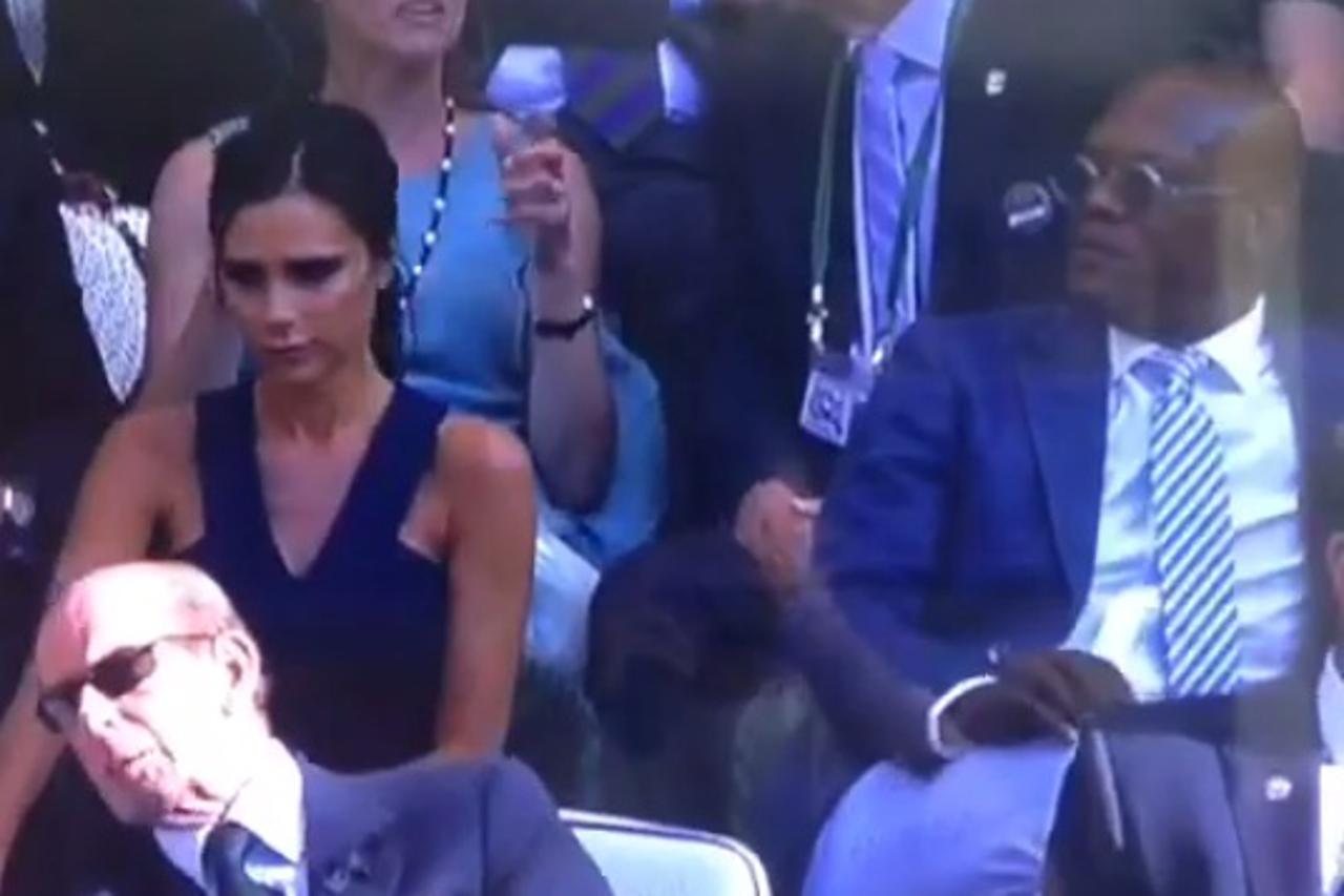 Victoria Beckham i Samuel L. Jackson