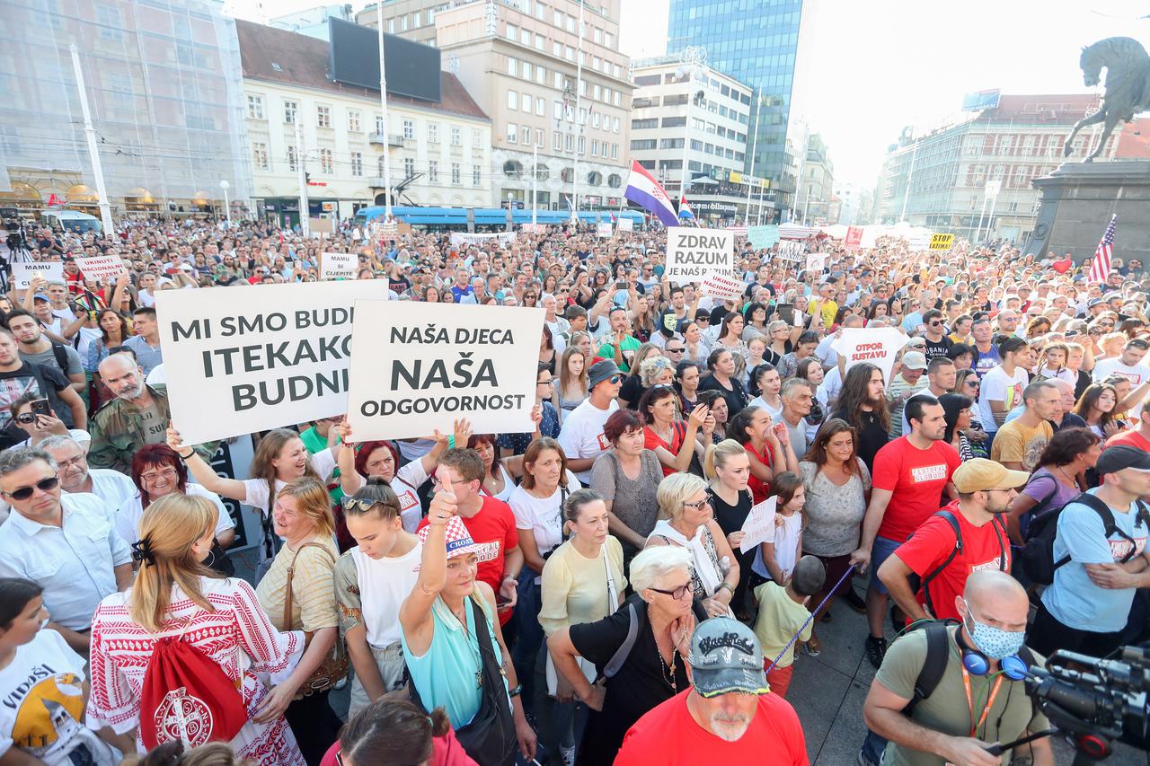 Zagreb: Na Trgu bana Jelačića održan Festival slobode