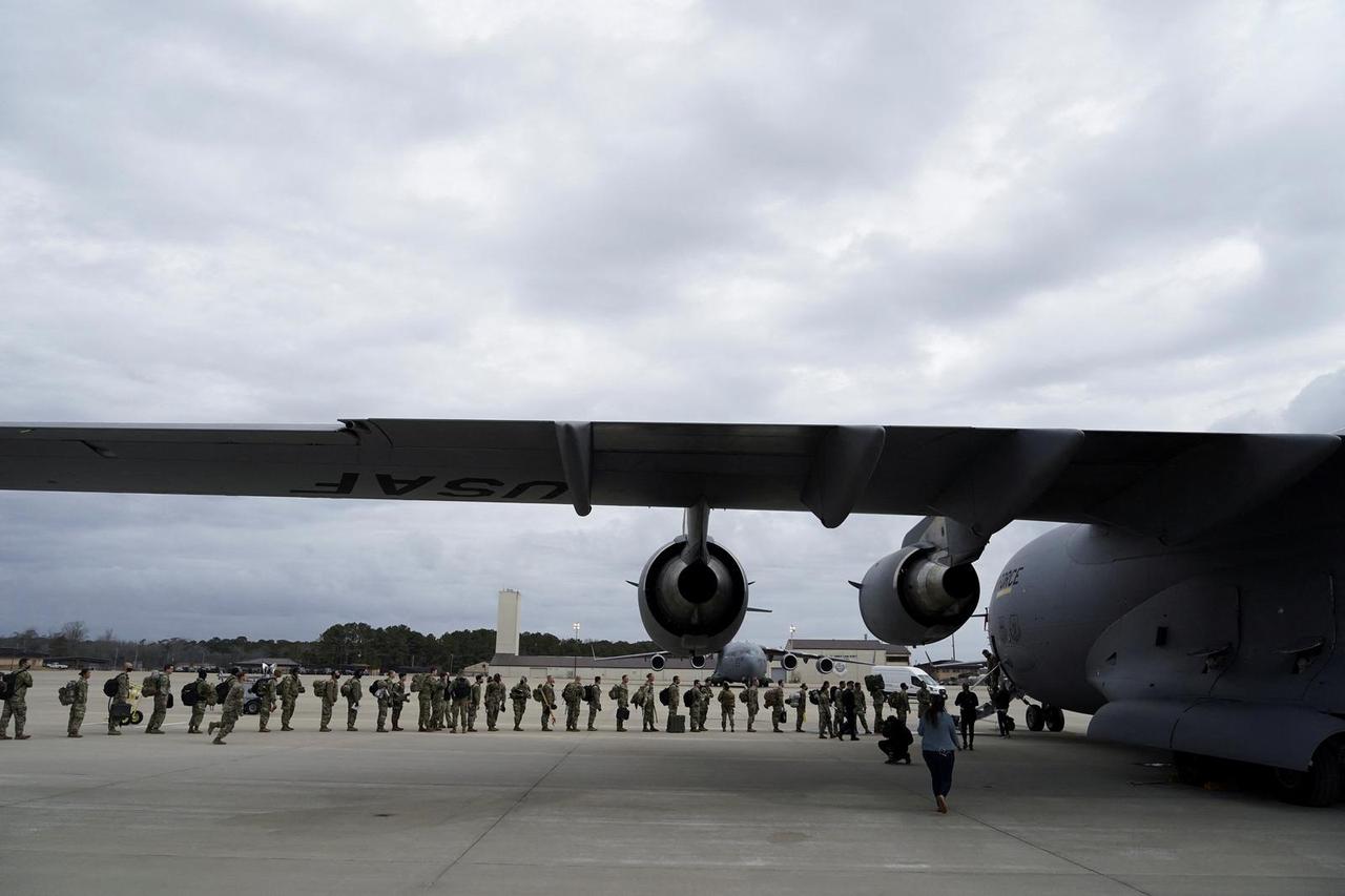 Troops on standby for deployment to Eastern Europe from Fort Bragg