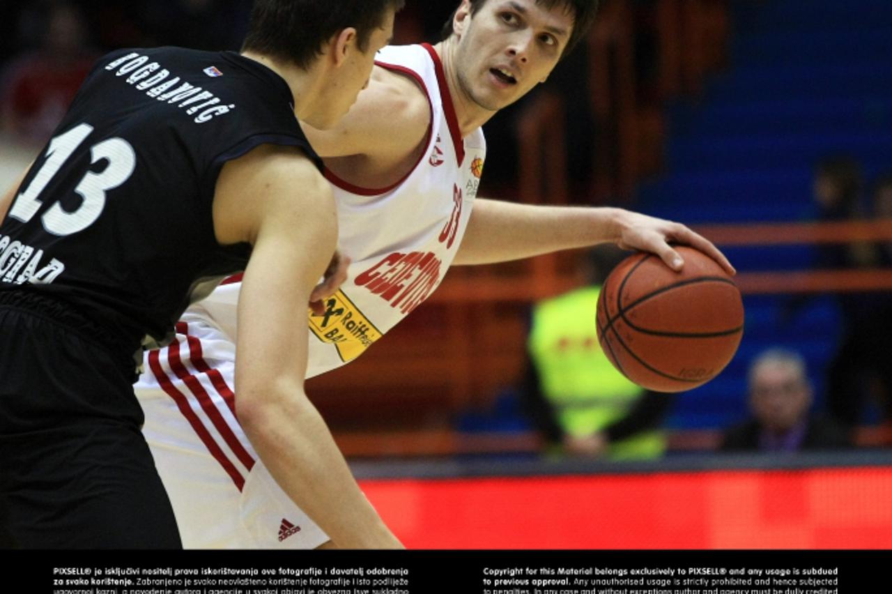 '03.03.2013. Zagreb - Dom sportova, dvorana 2. Kosarkaska utakmica ABA liga, 23. kolo, Cedevita - Partizan. Marko Tomas.Photo: Marko Prpic/PIXSELL'