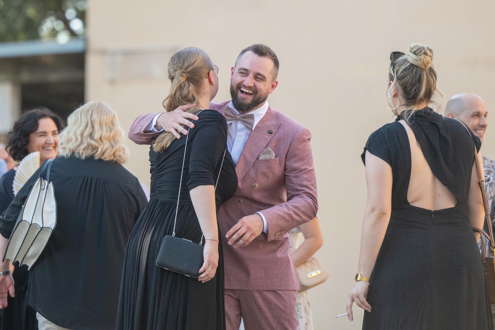 21.07.2024., Zagreb - Vjencanje Matije Cveka i Miriam Cikron u crkvi sv. Antuna Padovanskog na Svetom Duhu. Photo: Neva Zganec/PIXSELL