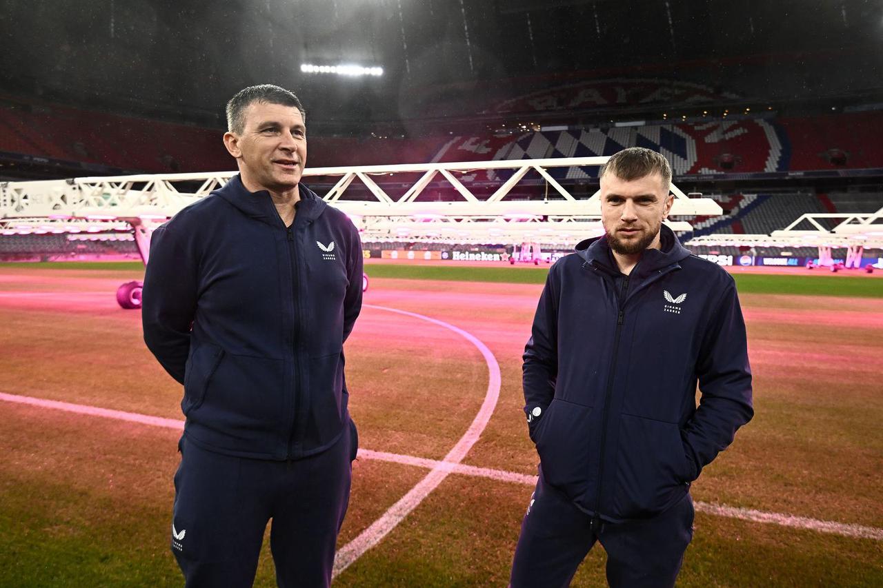 München: Igrači GNK Dinamo obišli stadion uoči utakmice protiv Bayern Munich