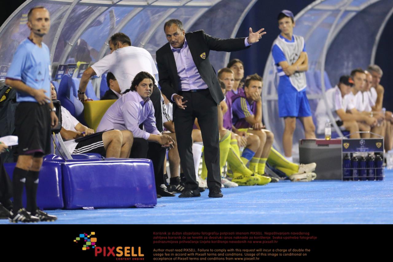 '22.08.2012., stadion u Maksimiru, Zagreb - 1. utakmica doigravanja za ulazak u skupinu Lige prvaka, GNK Dinamo - NK Maribor.  Photo: Igor Kralj/PIXSELL'