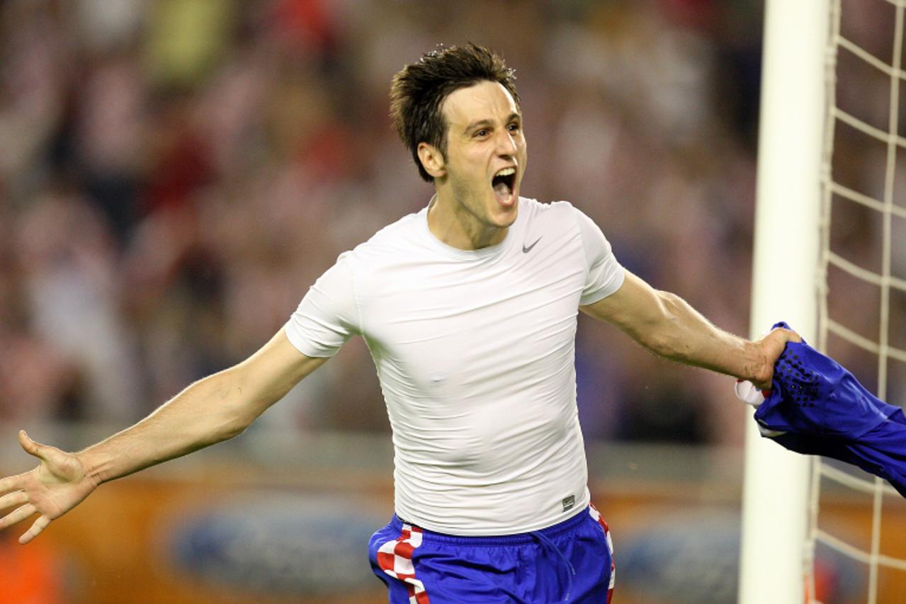 '03.06.2011., Poljud, Split - Kvalifikacijska nogometna utakmica za EURO 2012, Hrvatska - Gruzija. Nikola Kalinic. Photo: Igor Kralj/PIXSELL'