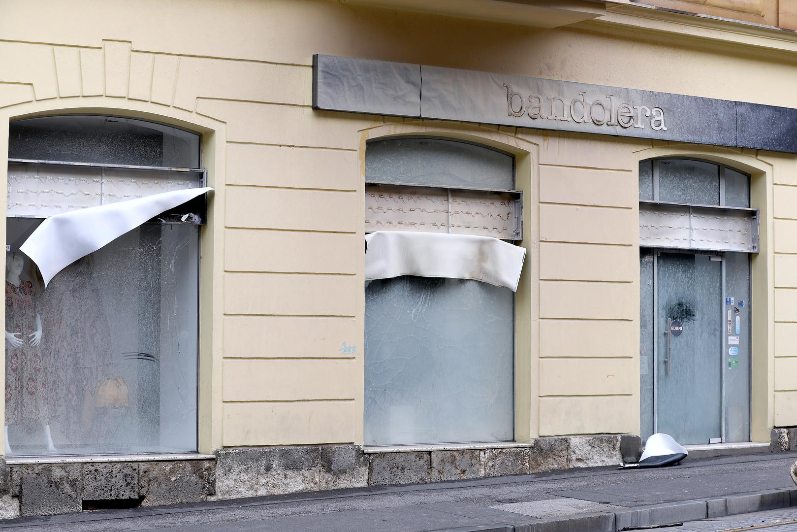 01.06.2022., Zagreb - U Frakopanskoj ulici u ceka se pocetak sanacije posljedica pozara koji je sinoc izbio na plinskim instalacijma. 
 Photo: Patrik Macek/PIXSELL