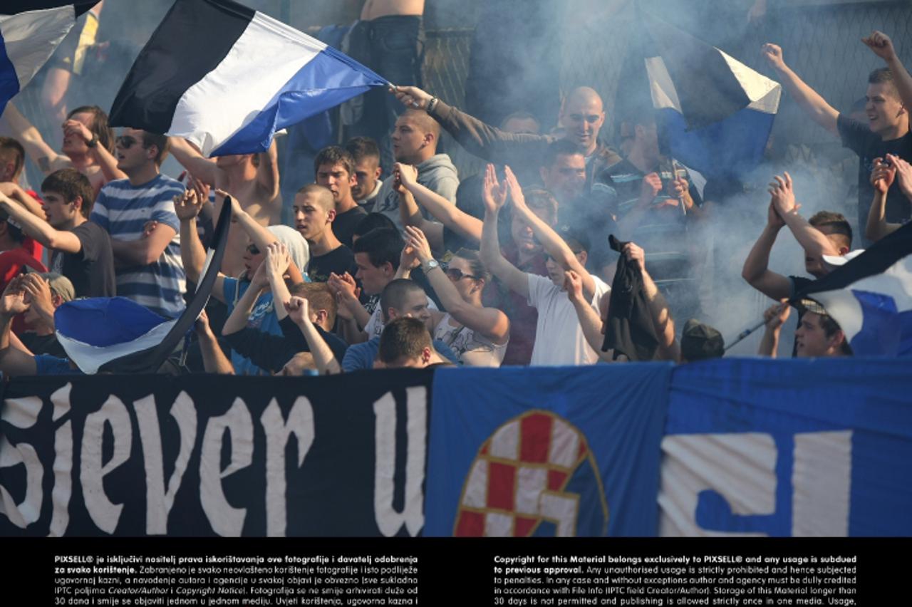 '20.04.2013., Stadion Cibalia, Vinkovci - Nogometna utakmica 28. kola MAXtv Prve HNL, HNK Cibalia - GNK Dinamo. Bad Blue Boys. Photo: Davor Javorovic/PIXSELL'