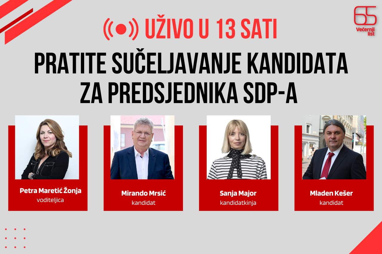 Sučeljavanje SDP-ovih kandidata za predsjednika stranke