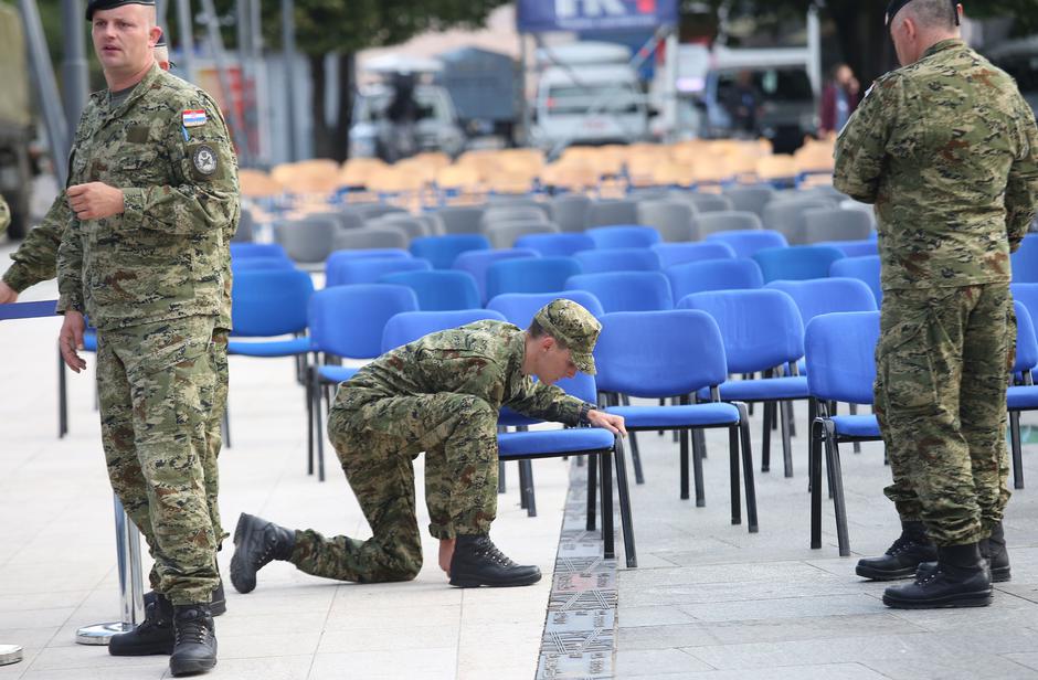 Knin: Posljednje pripreme Hrvatske vojske za proslavu 25. obljetnice vojno-redarstvene operacije Oluja