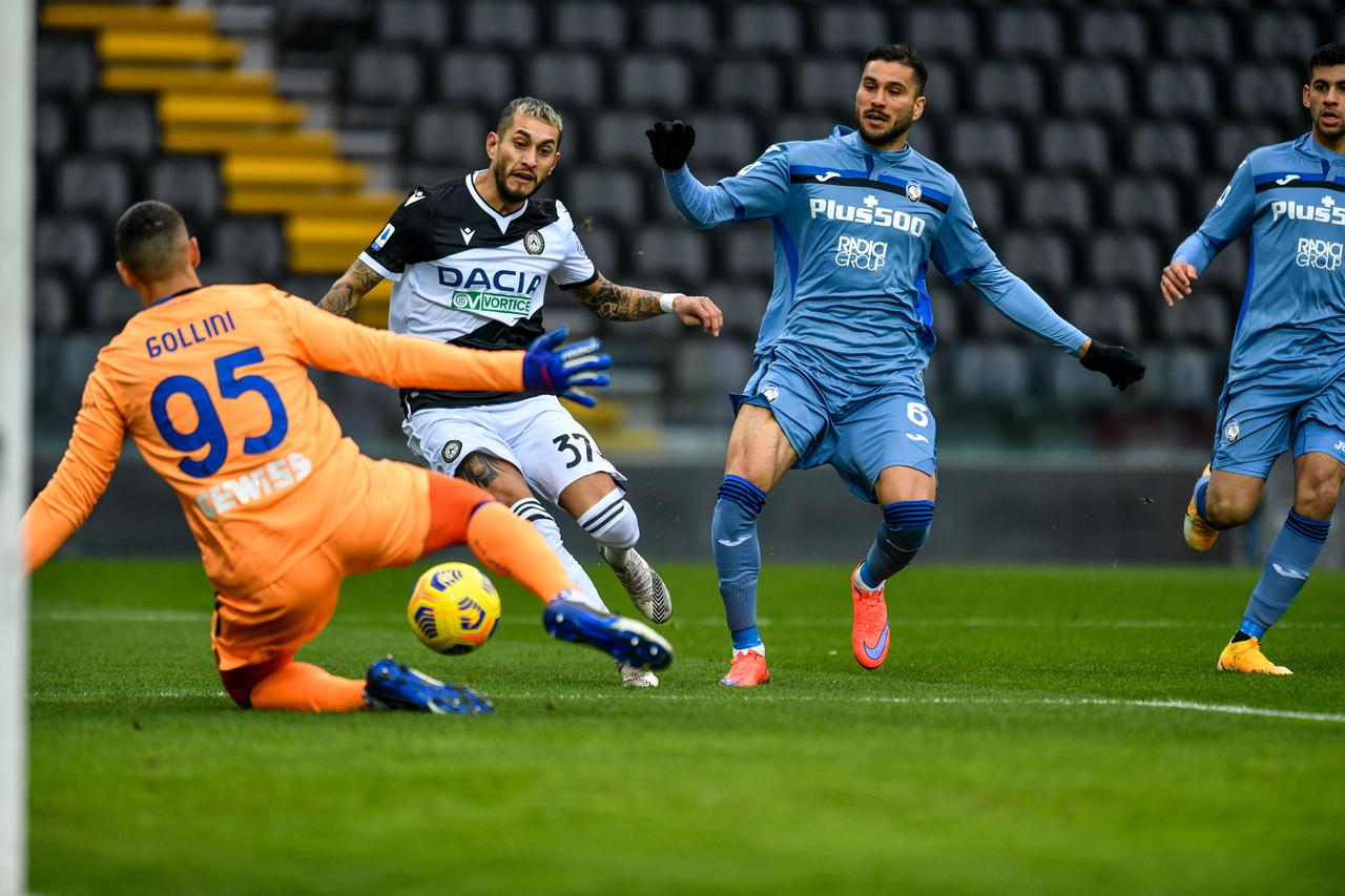 Italian football Serie A match - Udinese Calcio vs Atalanta BC