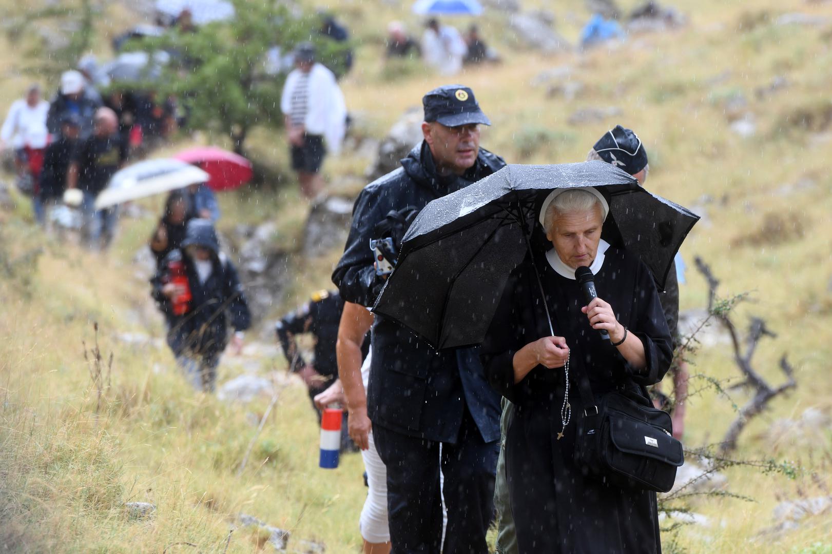 30.08.2023., Kornati - Na Kornatima obiljezena godisnjica tragedije u kojoj je poginulo 12 vatrogasaca. Photo: Hrvoje Jelavic/PIXSELL