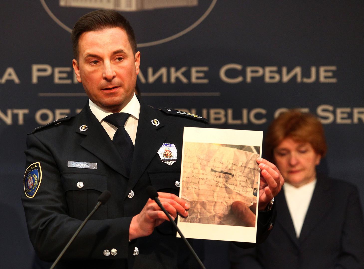 03, May, 2023, Belgrade - An extraordinary press conference on the occasion of the tragedy that happened at the "Vladislav Ribnikar" Elementary School in Belgrade was held at the Government of Serbia. Veselin Milic. 



03, maj, 2023, Beograd  - Vanredna konferencija za novinare, povodom tragedije koja se desila u Osnovnoj skoli "Vladislav Ribnikar” u Beogradu, odrzana je u Vladi Srbije. Photo: A.K./ATAImages/PIXSELL