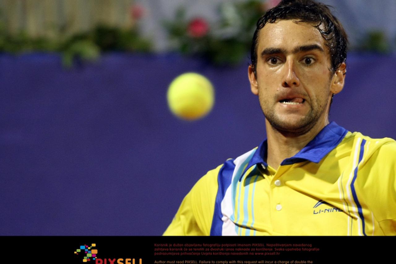 '31.07.2011., Stella Maris, Umag - 22. ATP Studena Croatia Open, finalni mec izmedju Marina Cilica (CRO) i Alexandra Dolgopolova (UKR). Marin Cilic. Photo: Sanjin Strukic/PIXSELL'