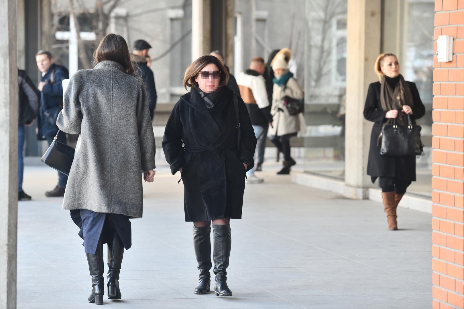 30, January, 2024, Beograd -  The trial of the father and mother of the boys who killed nine children and the custodian of that school on May 3 in the OS "Vladislav Ribnikar" continued in the High Court. Miljana Kecmanovic. Photo: M.M./ATAImages

30, januar, 2024, Beograd - U Visem sudu je nastavljeno sudjenje ocu i majci decaka koji je 3. maja u OS "Vladislav Ribnikar" ubio devetoro dece i cuvara te skole. Photo: M.M./ATAImages Photo: M.M./ATAImages/PIXSELL