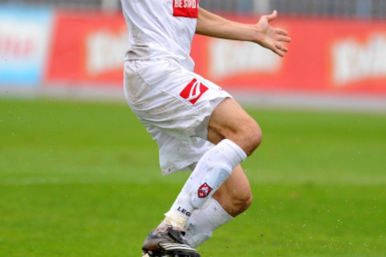 '26.09.2010., stadion Kranjceviceva, Zagreb - Nogometna utakmica 9. kola 1. HNL izmedju NK Zagreb i HNK Rijeka. Ivan Krstanovic.  Photo: Goran Stanzl/PIXSELL'