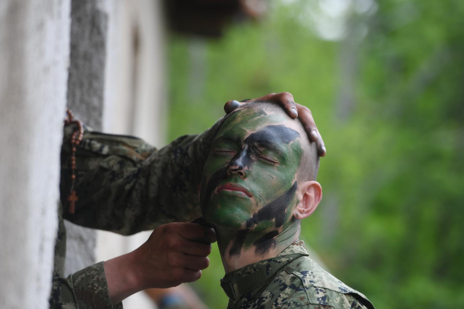 10.05.2023., Stara Straza - Posljednje dionica hodnje 7.narastaja obuke za razvoj vodja Marko Babic, na relaciji Stara Straza-Knin. Photo: Hrvoje Jelavic/PIXSELL