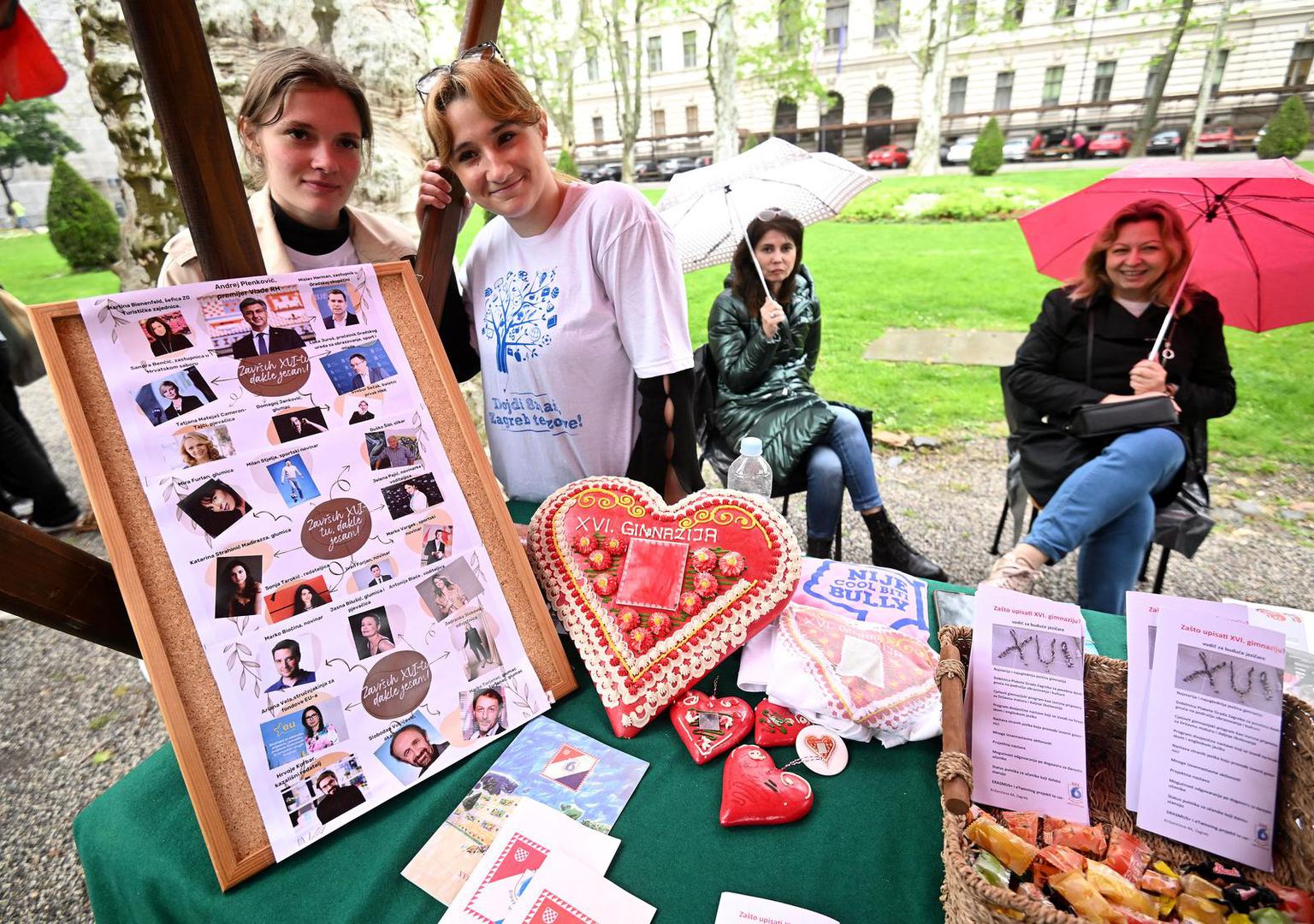 12.05.2023., Zagreb - Gradski ured za obrazovanje, sport i mlade ove godine po 17. put organizira manifestaciju Dojdi osmas, Zagreb te zove, tijekom koje srednje skole Grada Zagreba predstavljaju svoje obrazovne programe ucenicima osmih razreda osnovnih skola kako bi im odluku o izboru primjerene skole i nastavku obrazovanja ucinile sto laksom. Photo: Marko Lukunic/PIXSELL