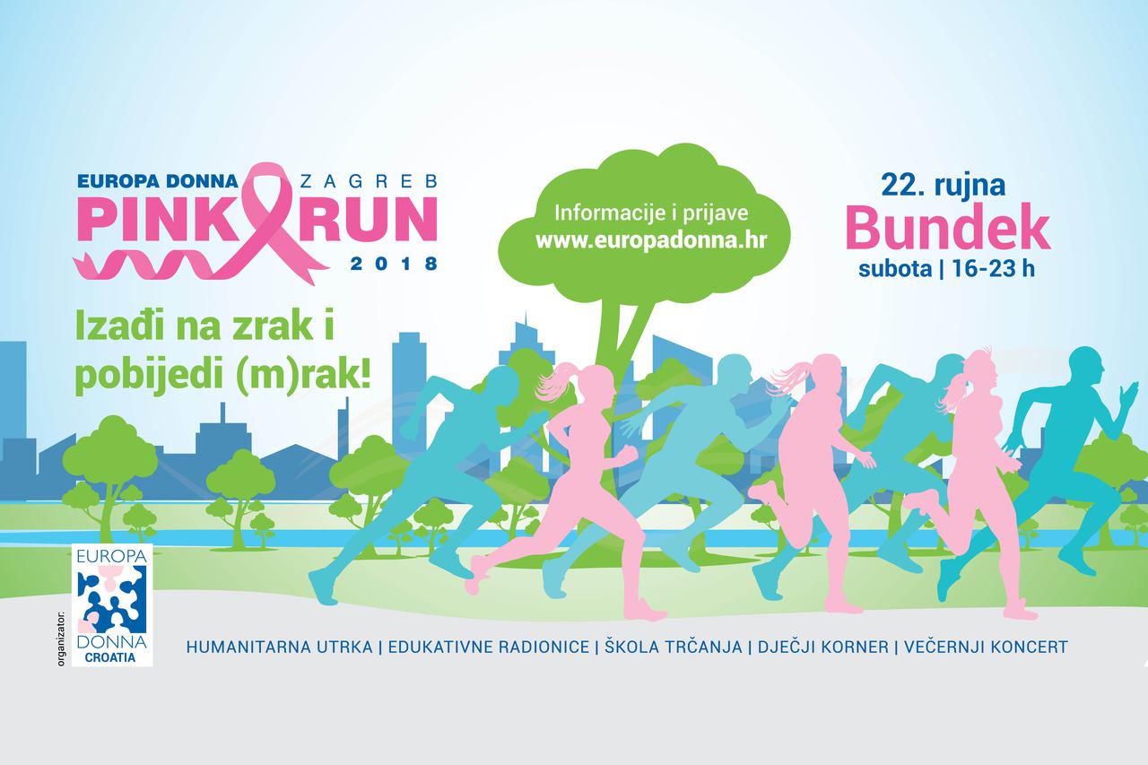 Humanitarna utrka Europa Donna Zagreb Pink Run