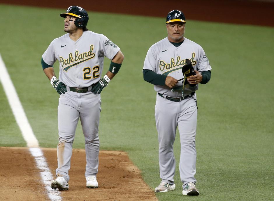 MLB: Oakland Athletics at Texas Rangers